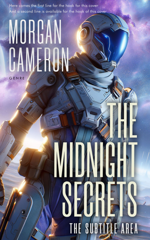 Front view of Gun Powder #33182 - Premade Science Fiction Book Cover