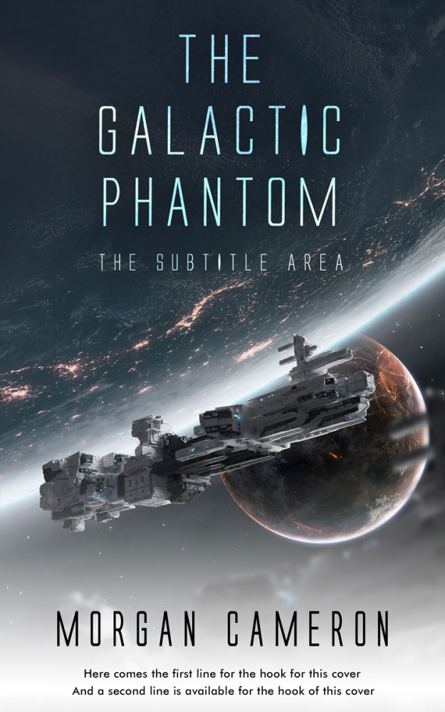 Front view of Outer Space #33198 - Premade Science Fiction Book Cover