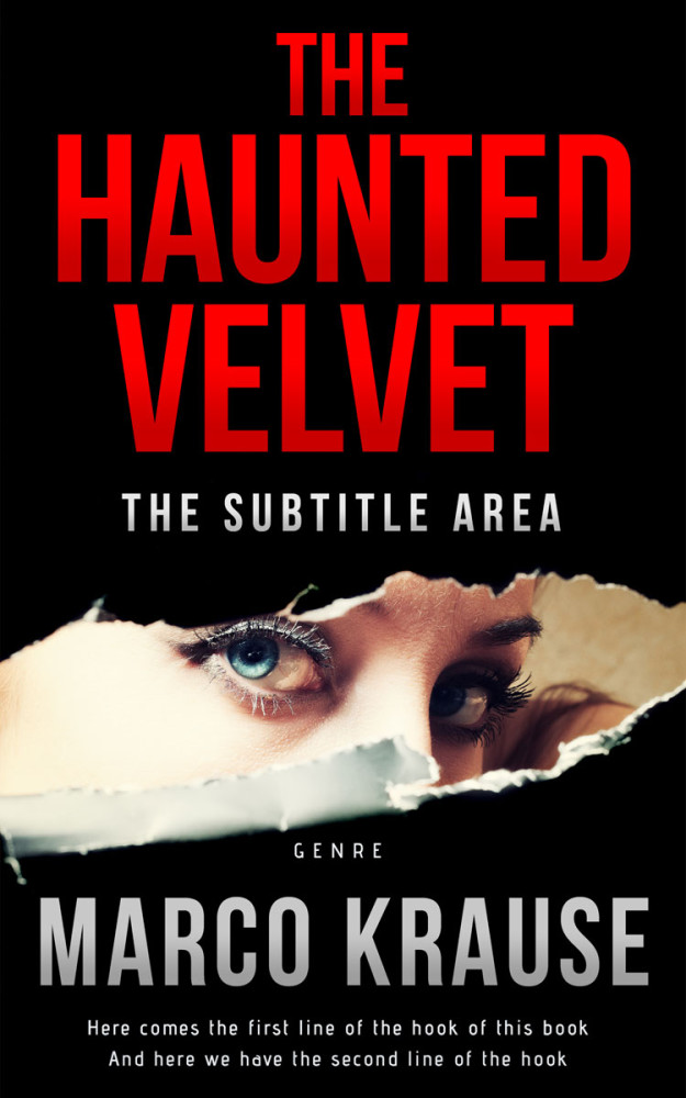 Front view of Cod Gray #33254 - Premade Mystery & Thriller & Suspense Book Cover