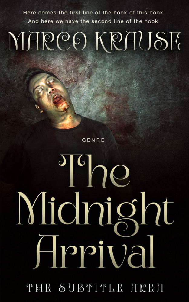 Front view of Cod Gray #33274 - Premade Apocalyptica Book Cover