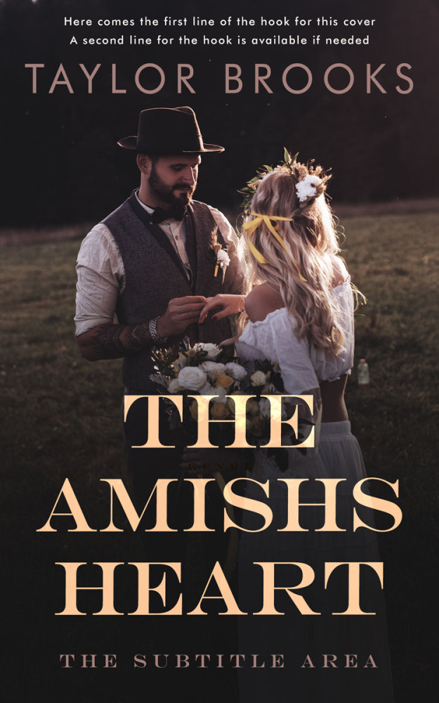 Front view of Dune #33284 - Premade Romance Book Cover