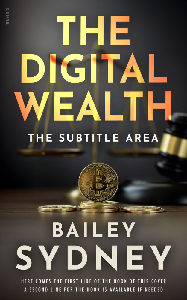 Front view of Dune #33298 - Premade Business Book Cover