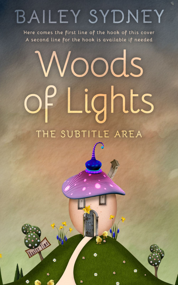 Front view of Unknown #33404 - Premade Fantasy Book Cover