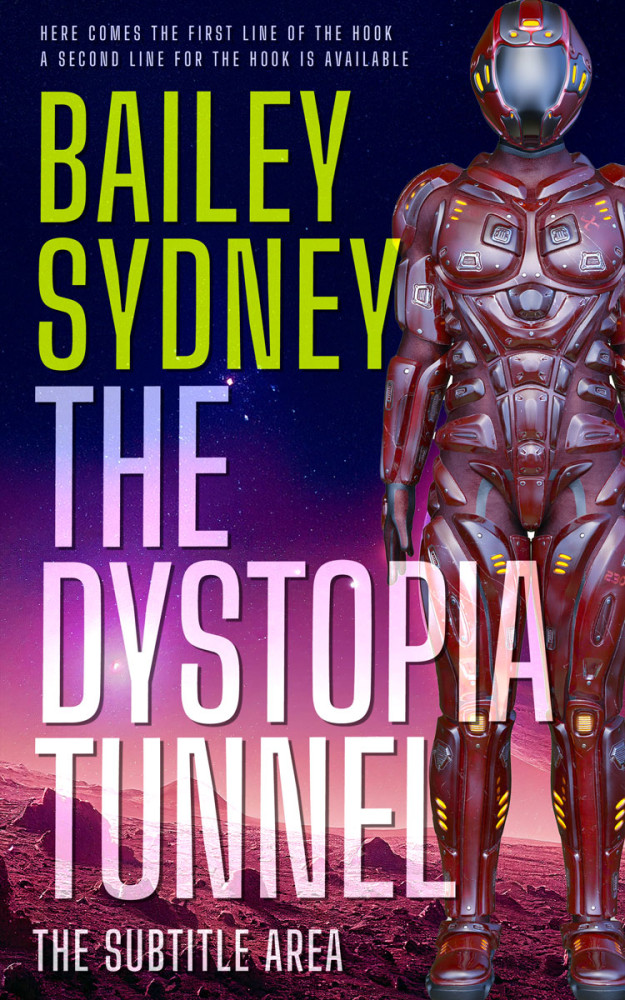 Front view of Revolver #33461 - Premade Science Fiction Book Cover