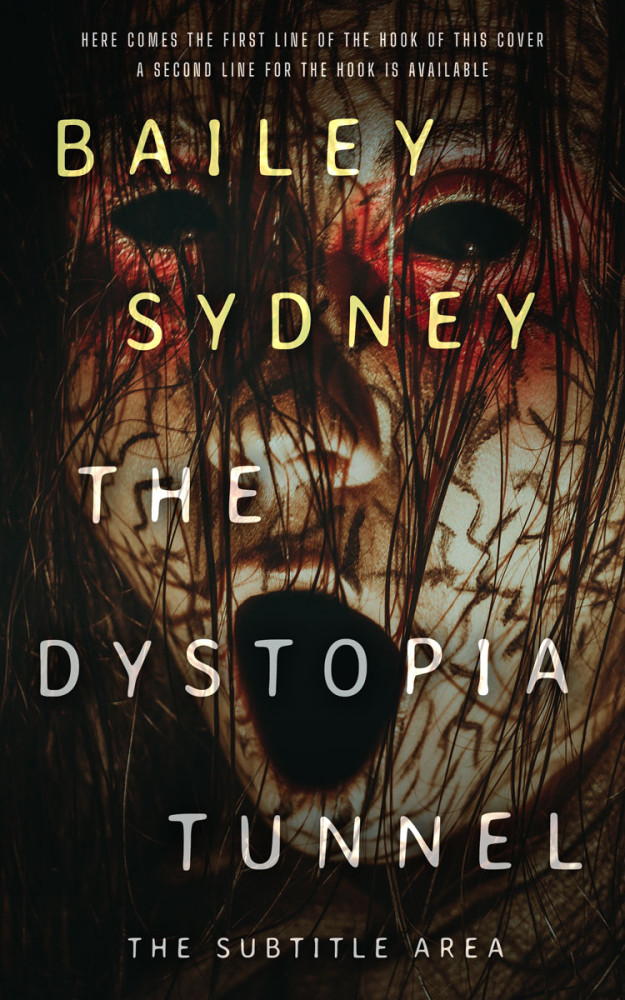 Front view of Oil #33470 - Premade Horror Book Cover