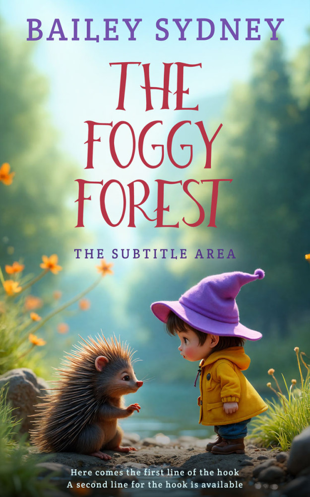 Front view of Surf #33488 - Premade Nature Book Cover