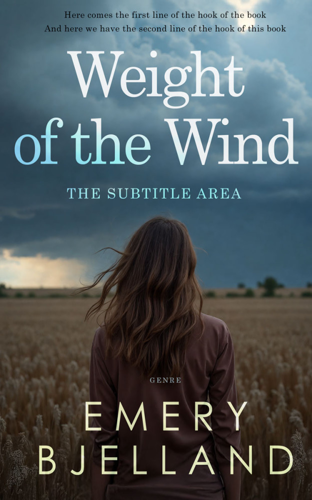 Front view of Cape Cod #33561 - Premade Literary Fiction Book Cover