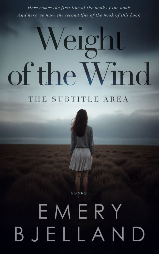 Front view of Tower Gray #33564 - Premade Mystery & Thriller & Suspense Book Cover