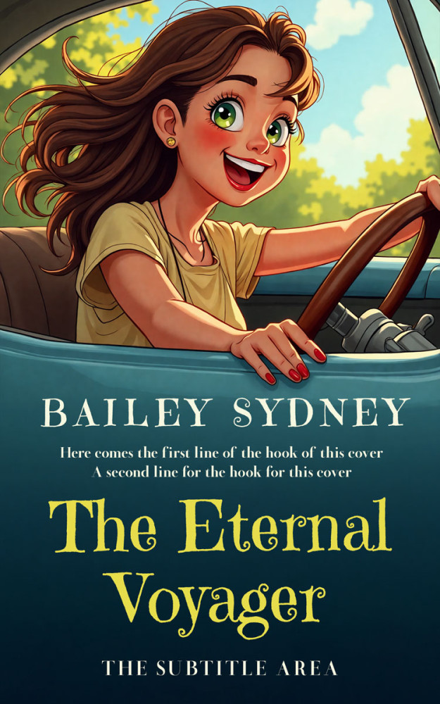 Front view of Tan #335681 - Premade Chick Lit Book Cover