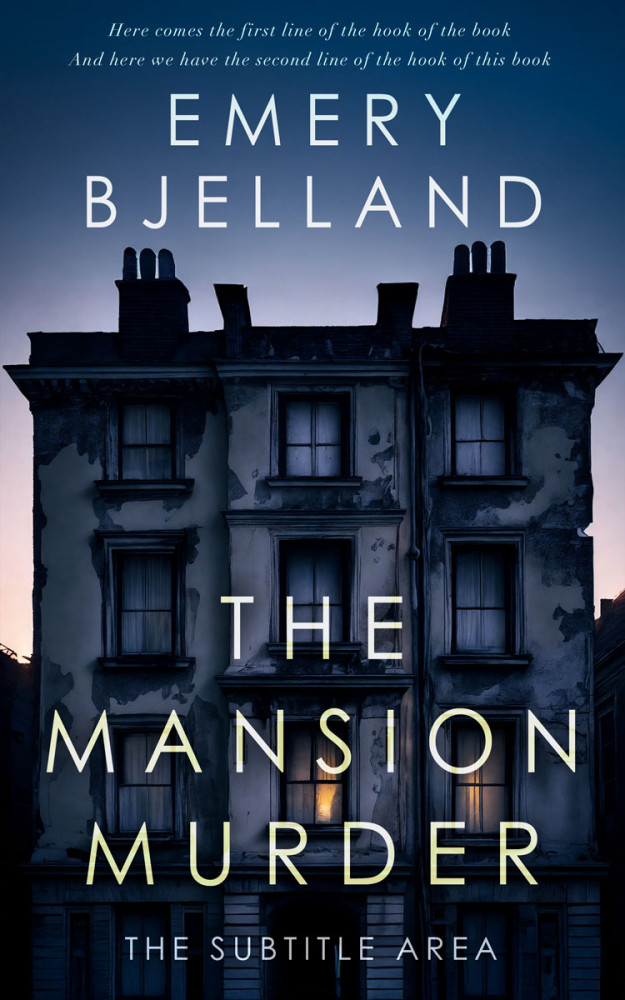 Front view of Big Stone #335690 - Premade Mystery & Thriller & Suspense Book Cover