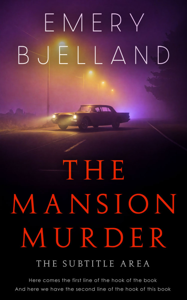 Front view of Contessa #335699 - Premade Mystery & Thriller & Suspense Book Cover