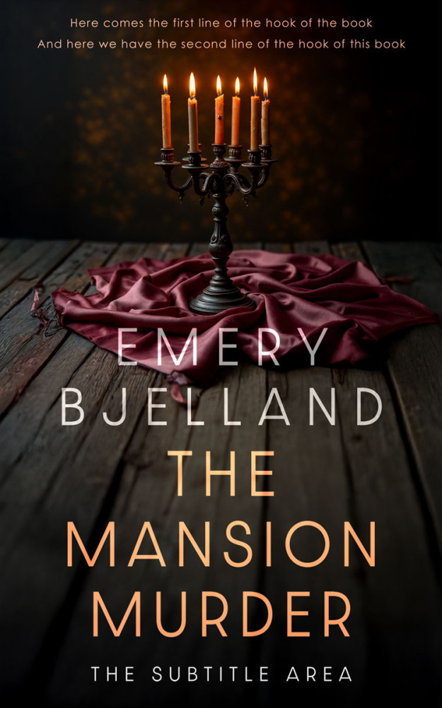 Front view of Zeus #335702 - Premade Horror Book Cover