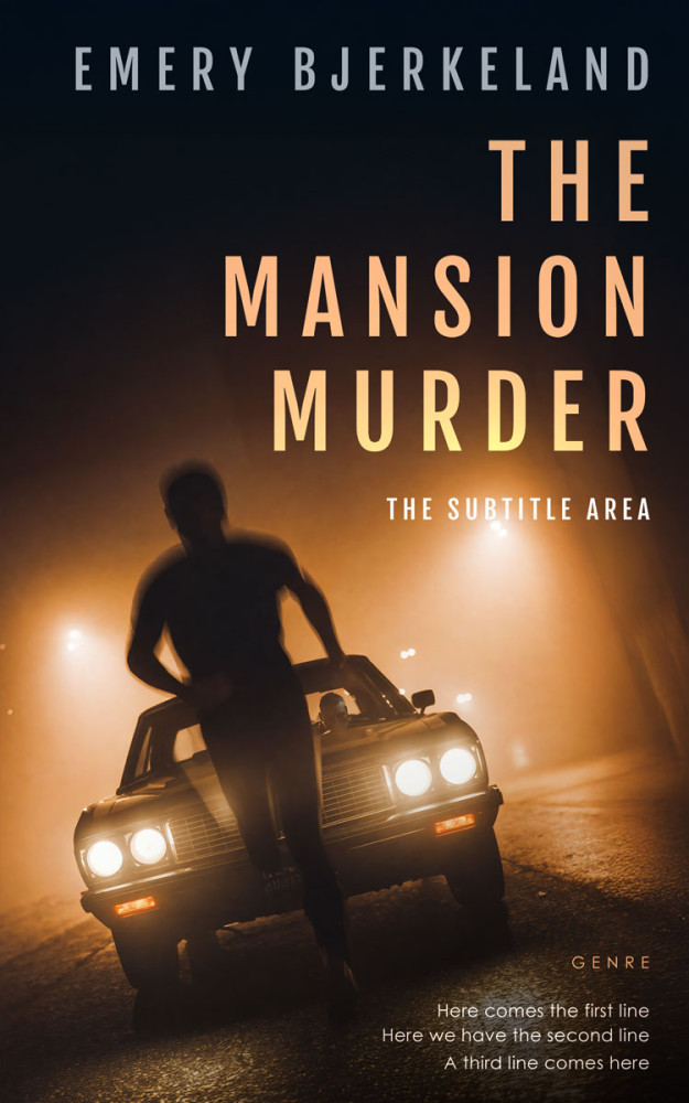 Front view of Whiskey #335711 - Premade Mystery & Thriller & Suspense Book Cover