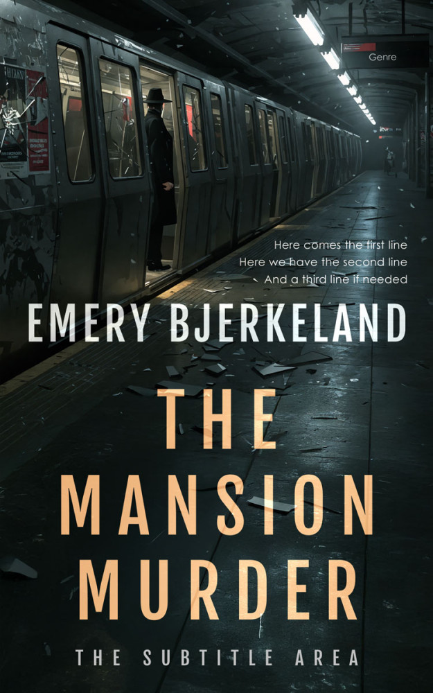 Front view of Outer Space #335714 - Premade Mystery & Thriller & Suspense Book Cover