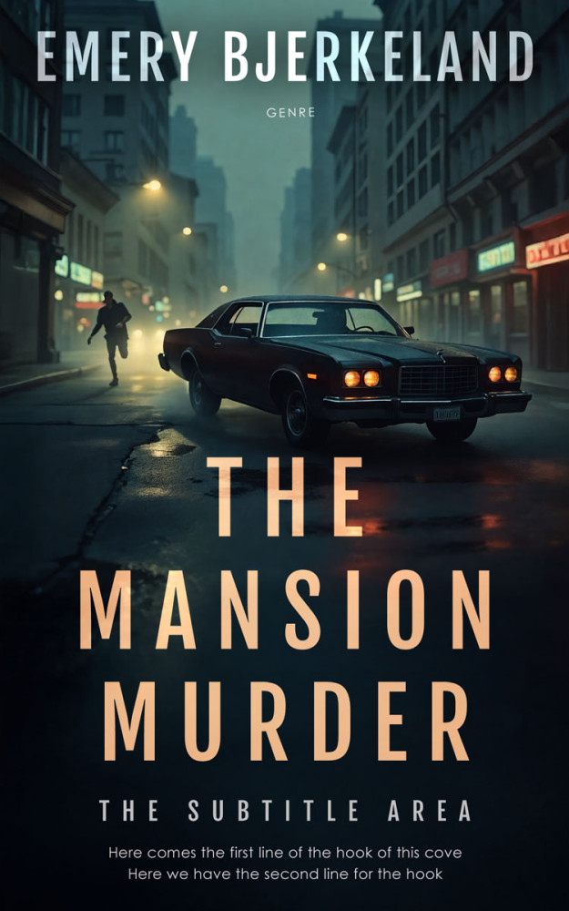 Front view of Bunker #335716 - Premade Mystery & Thriller & Suspense Book Cover