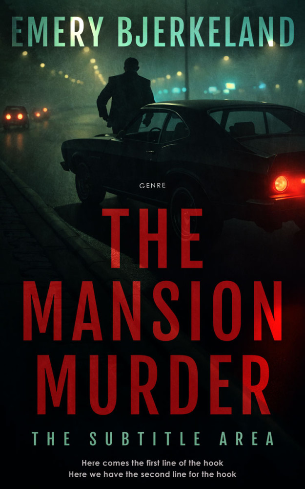 Front view of Racing Green #335723 - Premade Mystery & Thriller & Suspense Book Cover