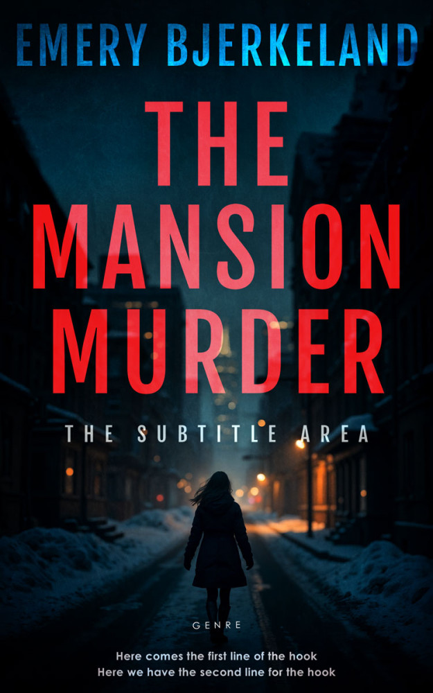 Front view of Cinnabar #335724 - Premade Mystery & Thriller & Suspense Book Cover