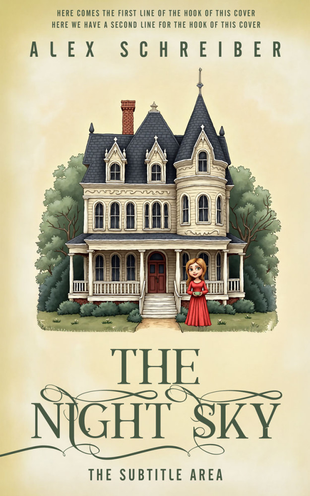 Front view of Raffia #335736 - Premade Mystery & Thriller & Suspense Book Cover