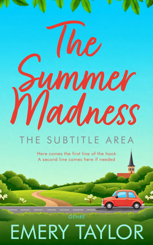 Front view of Picton Blue #335743 - Premade Travel Book Cover