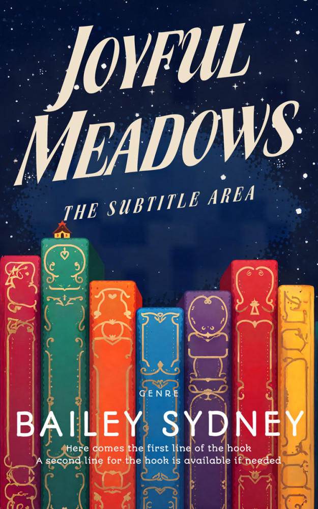 Front view of Cloud Burst #335758 - Premade Fantasy Book Cover