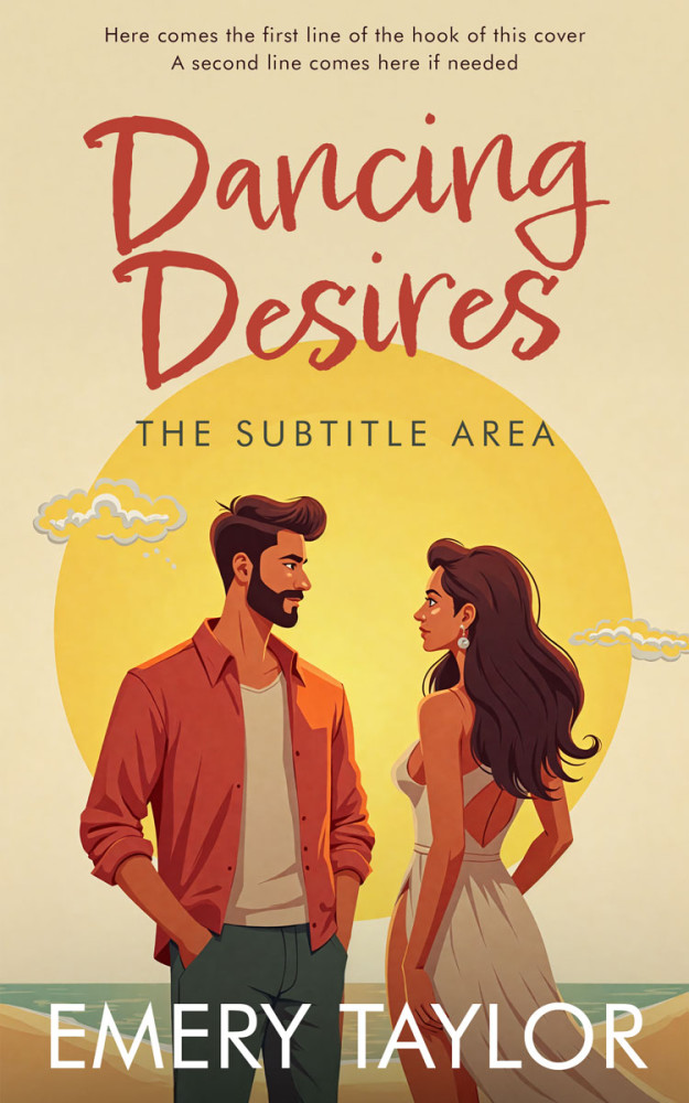 Front view of Hampton #335770 - Premade Romance Book Cover