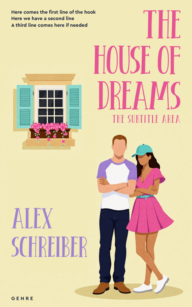 Front view of Chamois #335780 - Premade Romance Book Cover