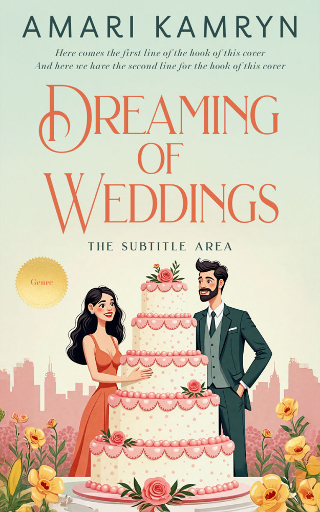 Front view of Satin Linen #335783 - Premade Romance Book Cover