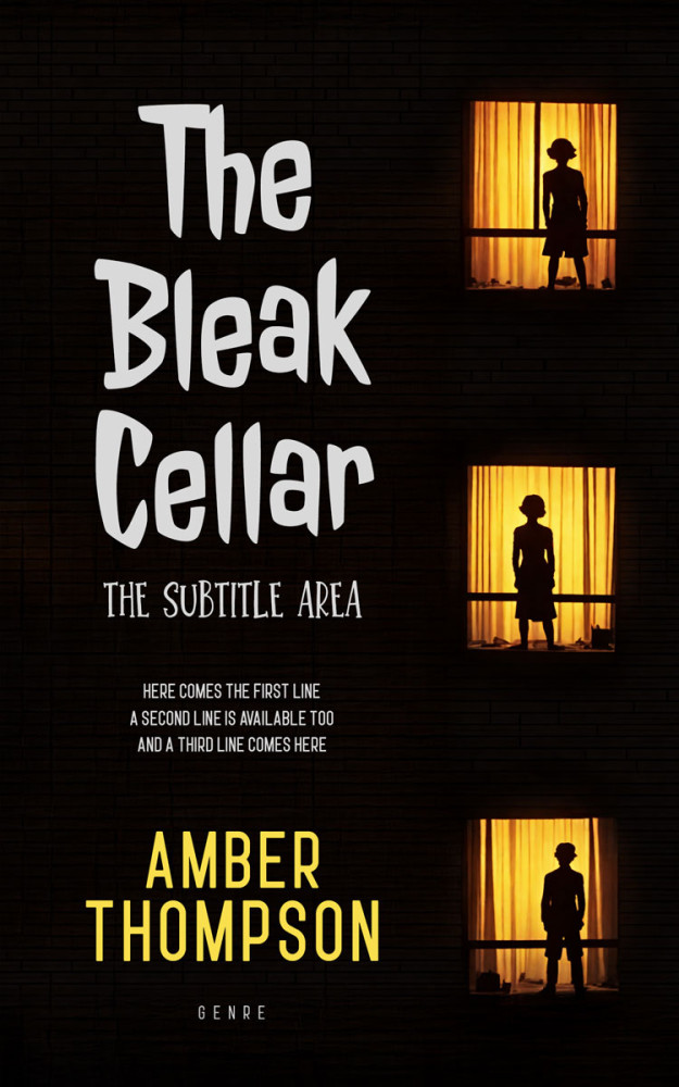 Front view of Harvest Gold #335794 - Premade Mystery & Thriller & Suspense Book Cover