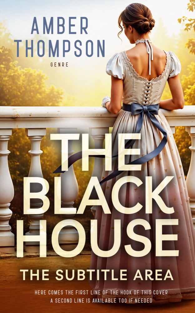 Front view of Bone #335800 - Premade Historical Book Cover