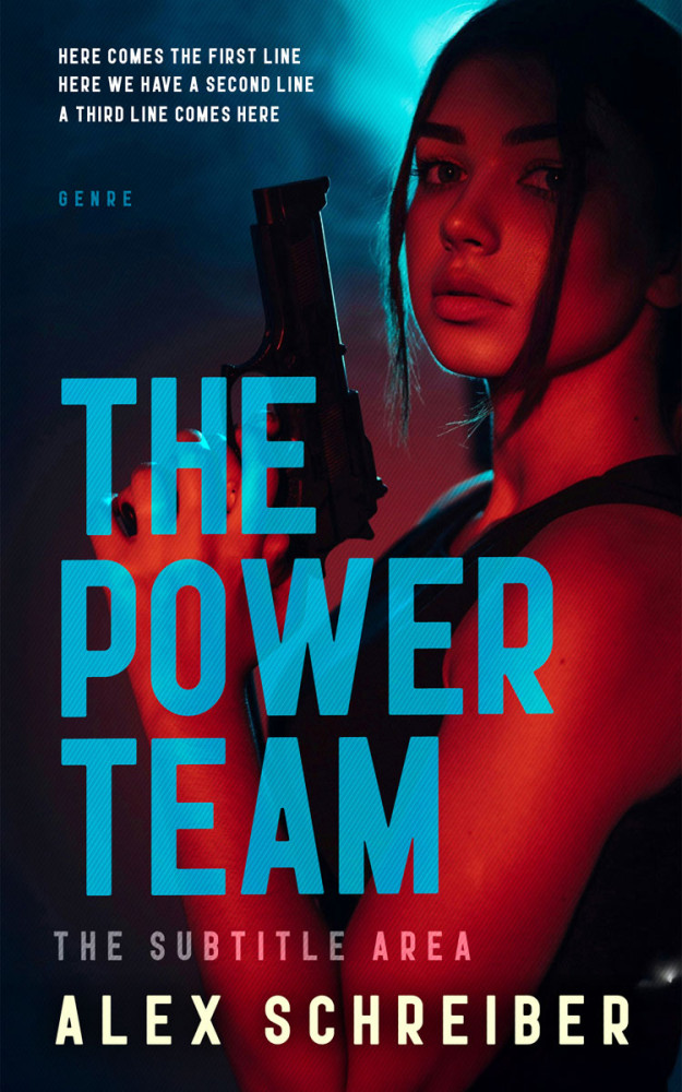 Front view of Well Read #335857 - Premade Mystery & Thriller & Suspense Book Cover