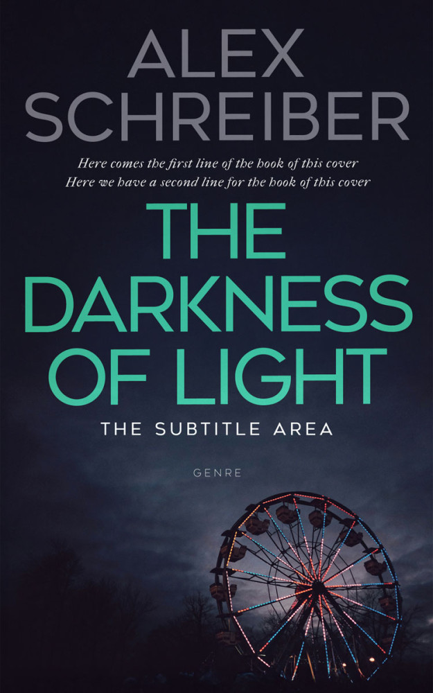 Front view of Steel Gray #335879 - Premade Mystery & Thriller & Suspense Book Cover