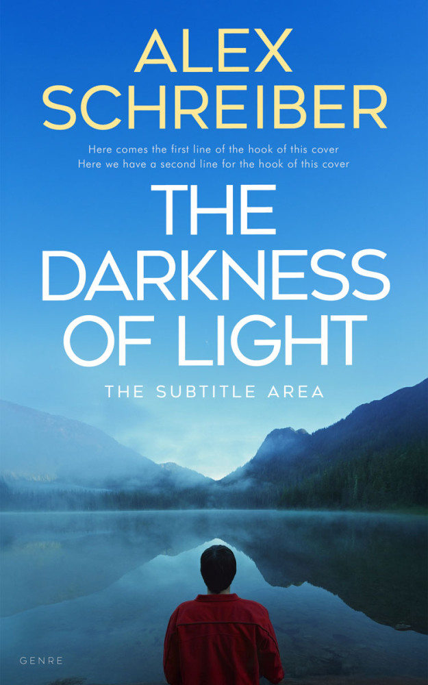 Front view of Boston Blue #335881 - Premade Self-Improvement & Self-Help Book Cover