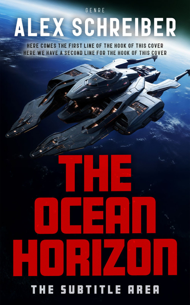 Front view of Vulcan #335905 - Premade Science Fiction Book Cover