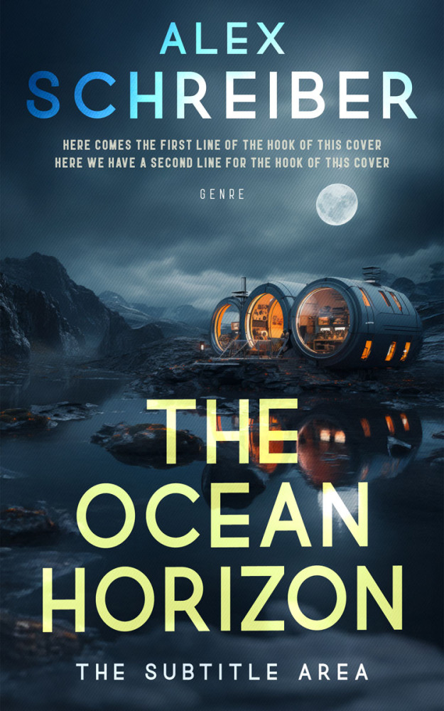 Front view of Te Papa Green #335918 - Premade Science Fiction Book Cover