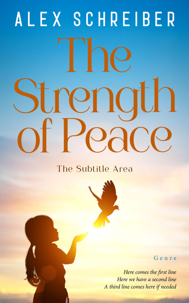 Front view of Eastern Blue #335931 - Premade Religion & Spirituality Book Cover