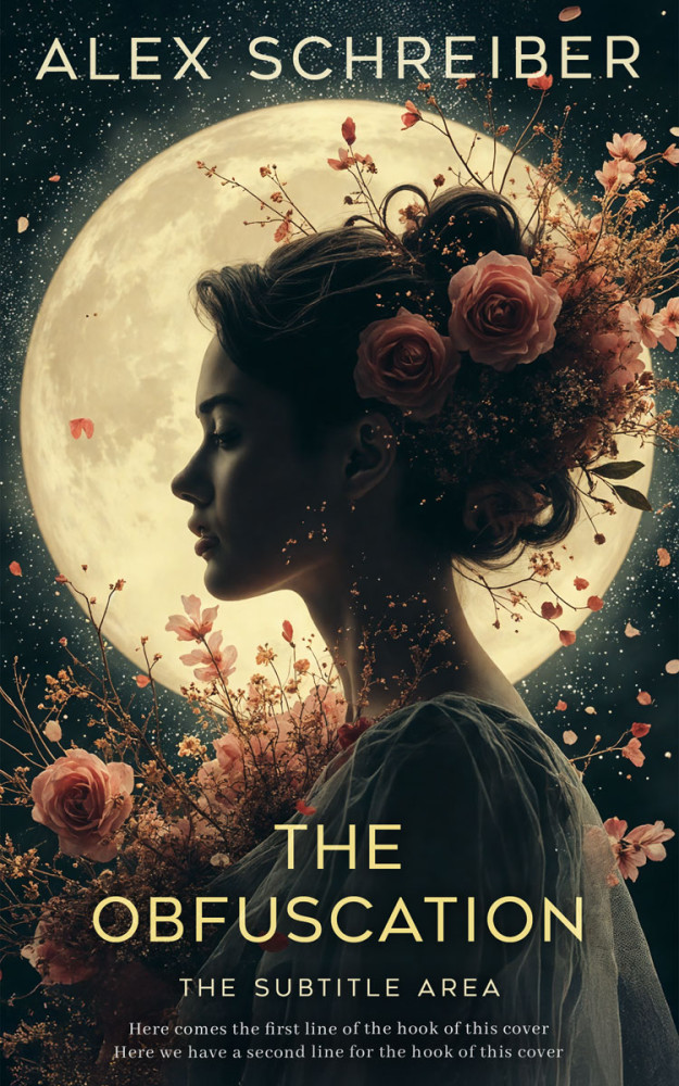 Front view of Straw #335947 - Premade Romance Book Cover