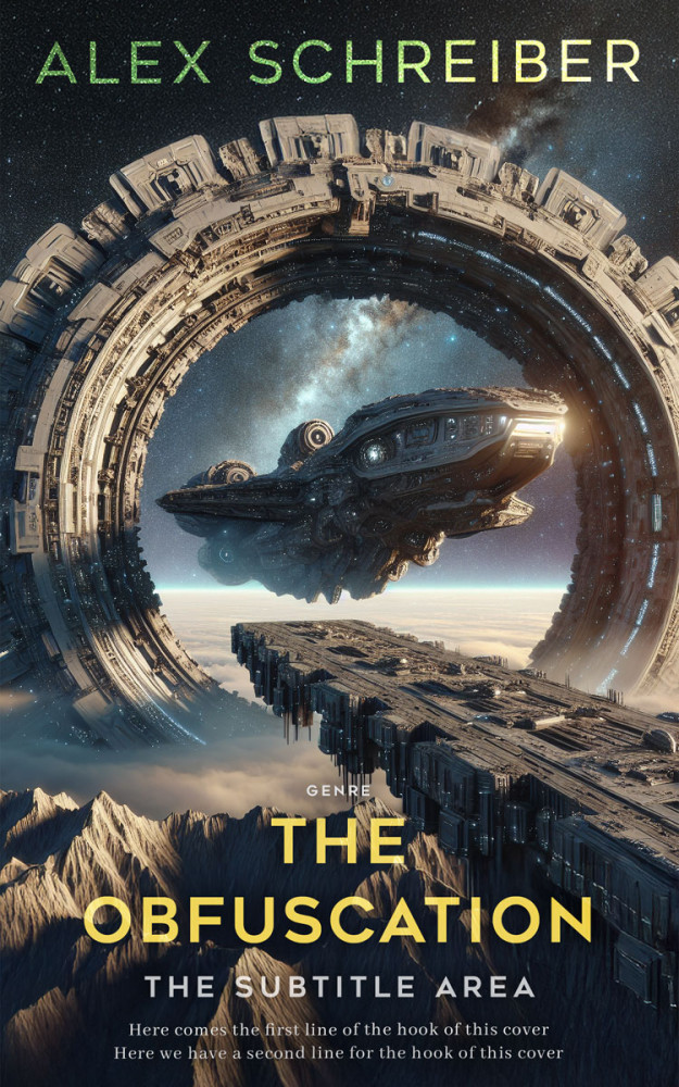 Front view of Shark #335957 - Premade Science Fiction Book Cover | BookCoverZone