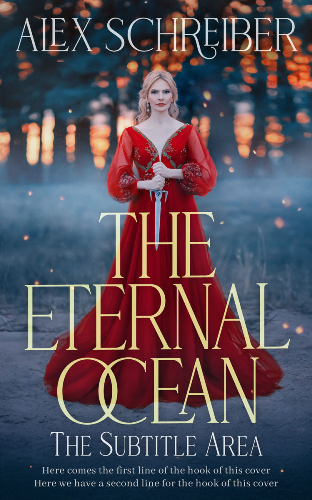 Front view of Blackcurrant #33602 - Premade Fantasy Book Cover