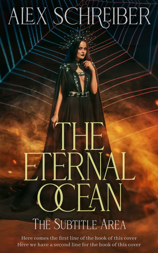 Front view of Oil #33605 - Premade Fantasy Book Cover