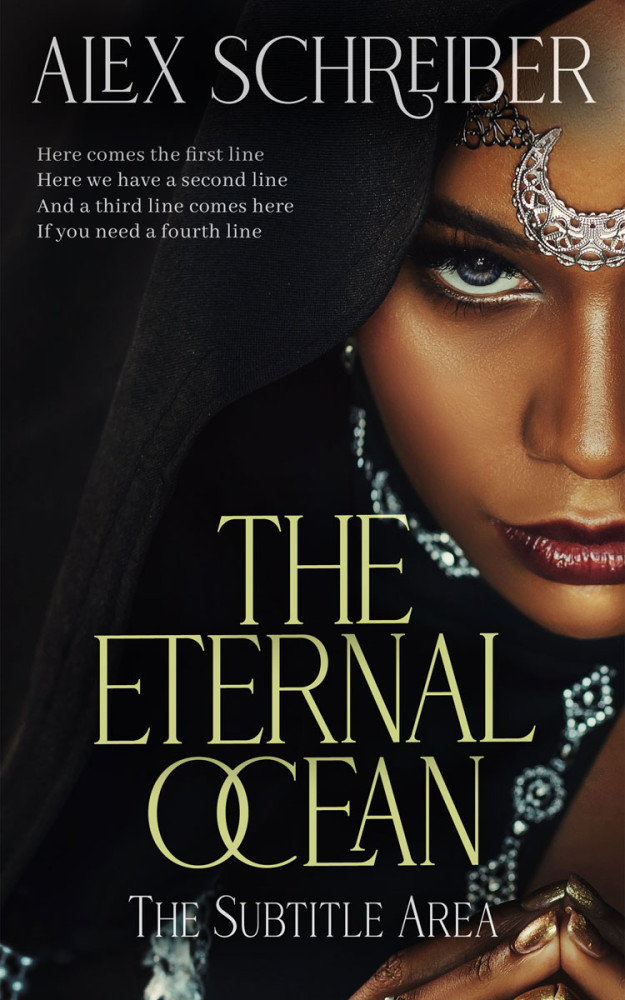 Front view of Teak #33607 - Premade Mystery & Thriller & Suspense Book Cover