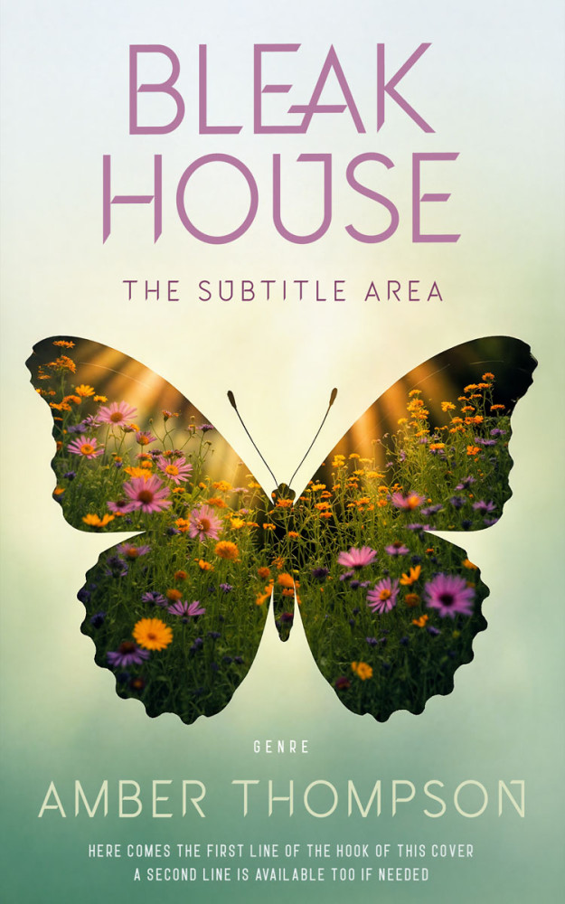 Front view of Moon Mist #33637 - Premade Fantasy Book Cover