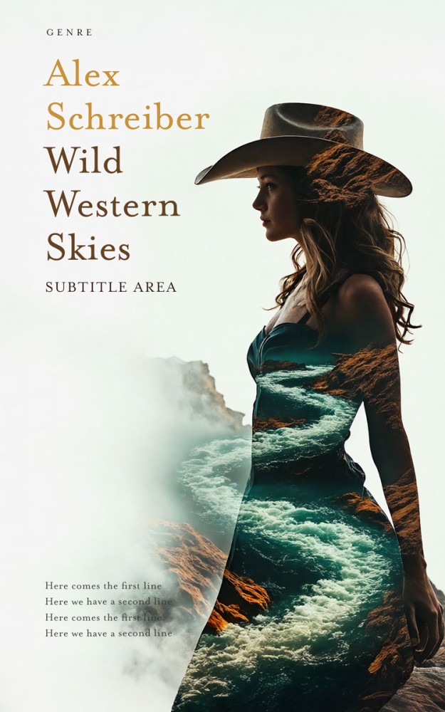 Front view of Gray Nurse #33670 - Premade Action & Adventure Book Cover