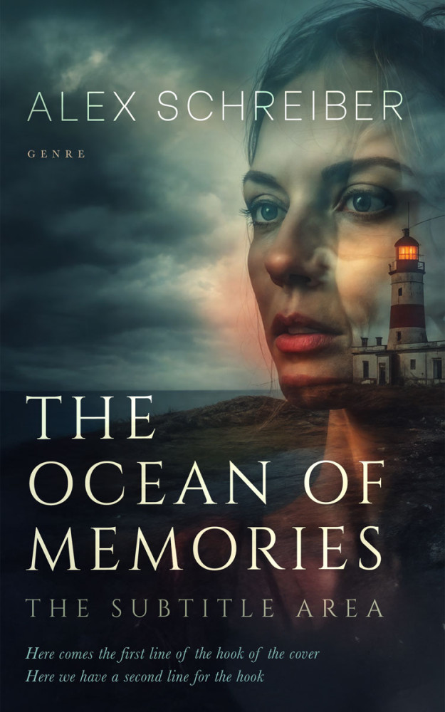 Front view of Outer Space #33683 - Premade Mystery & Thriller & Suspense Book Cover