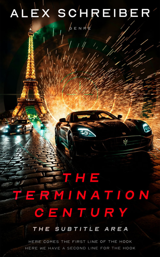 Front view of Copperfield #33713 - Premade Mystery & Thriller & Suspense Book Cover