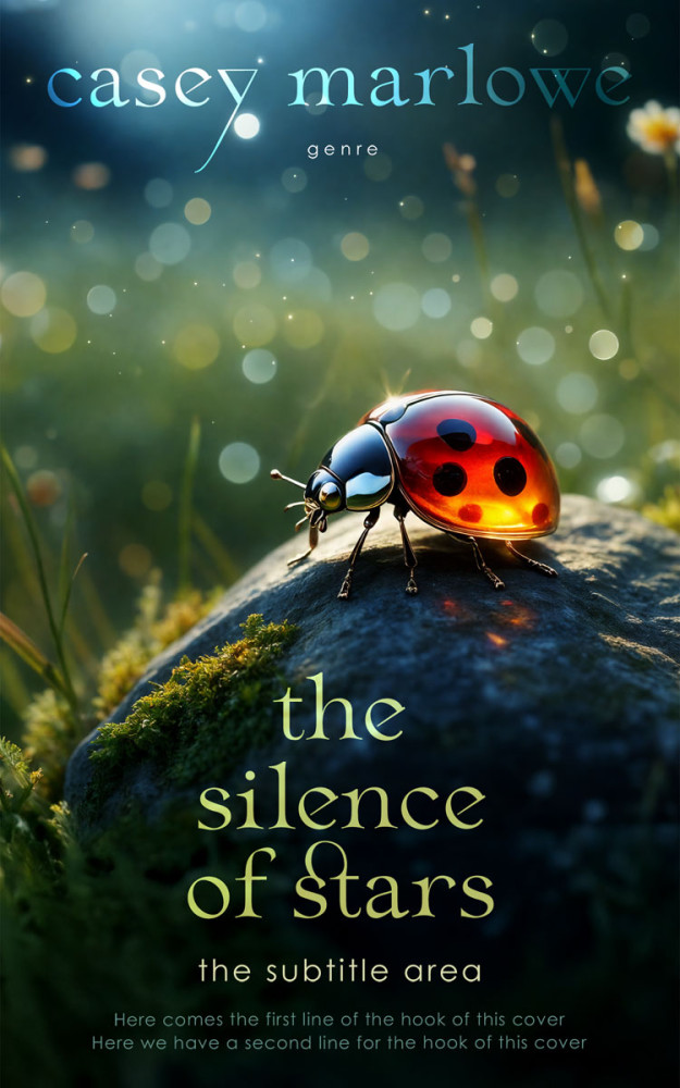 Front view of Aztec #33725 - Premade Surreal Book Cover