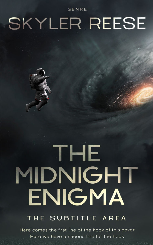 Front view of Outer Space #33851 - Premade Science Fiction Book Cover