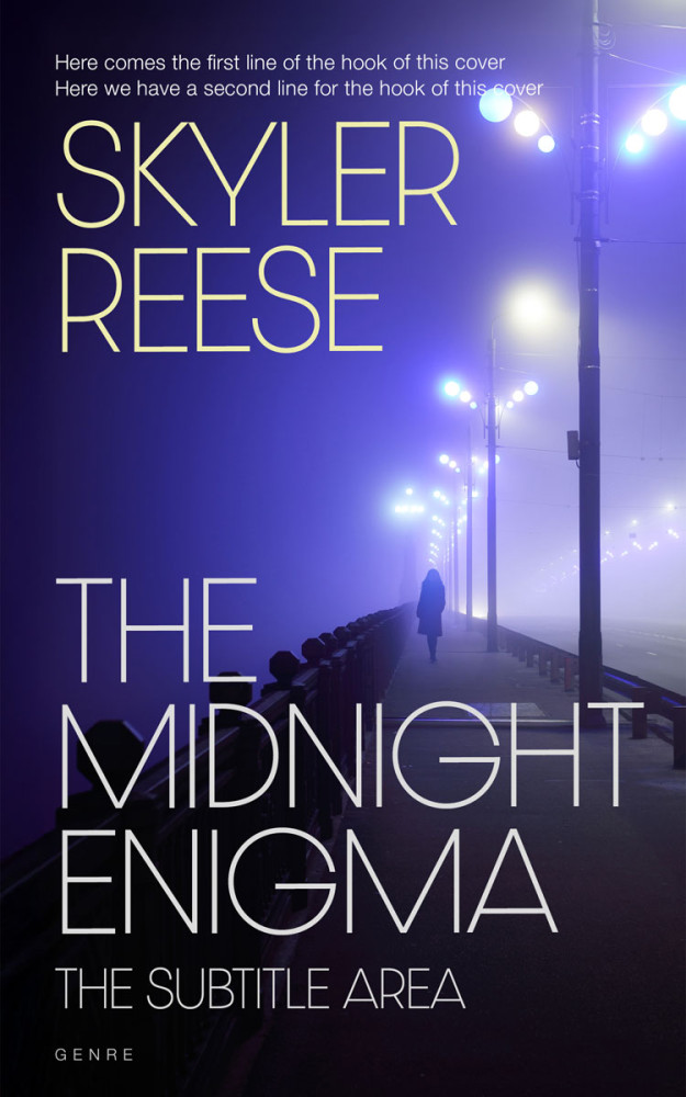 Front view of Ebony #33875 - Premade Mystery & Thriller & Suspense Book Cover