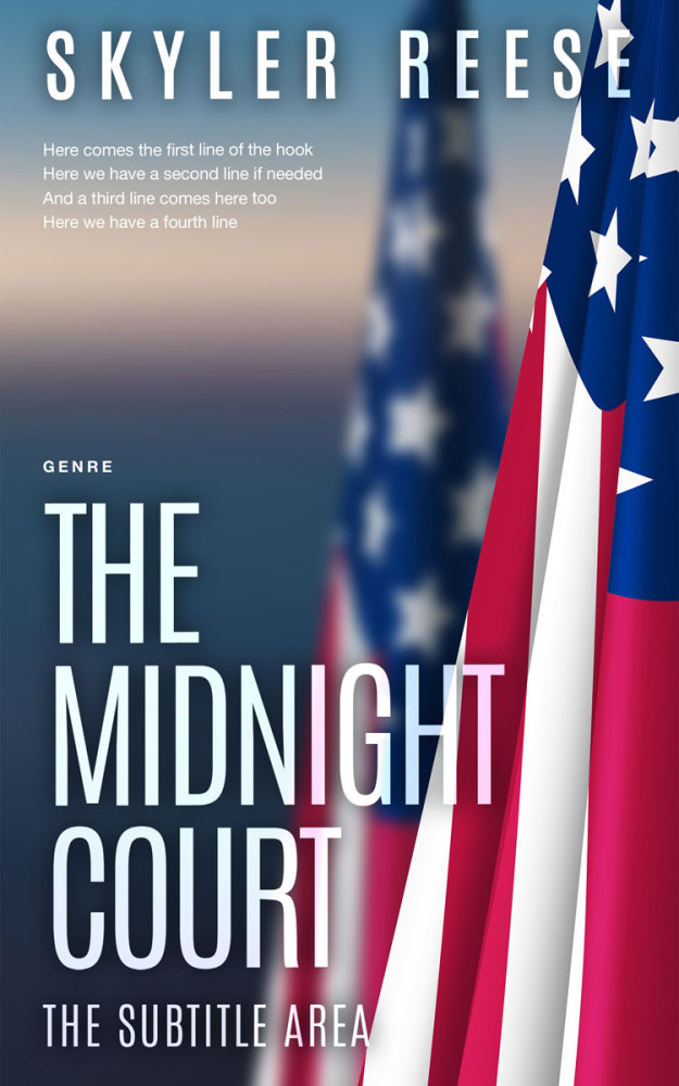 Front view of Rhino #33890 - Premade Mystery & Thriller & Suspense Book Cover