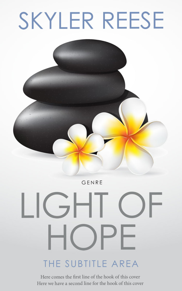 Front view of Quill Gray #33917 - Premade Health & Mind & Body Book Cover