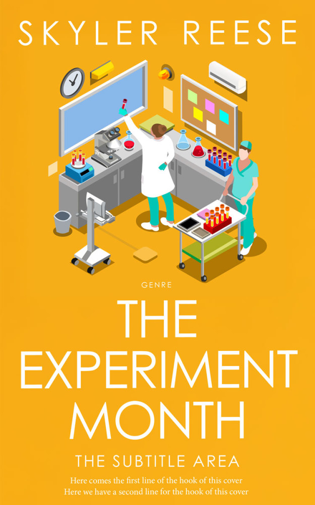 Front view of Buttercup #33919 - Premade Science & Nature Book Cover